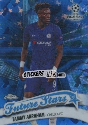 Sticker Tammy Abraham - UEFA Champions League Chrome 2019-2020. Sapphire Edition
 - Topps