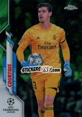 Sticker Thibaut Courtois - UEFA Champions League Chrome 2019-2020. Sapphire Edition
 n. 10grs - Topps