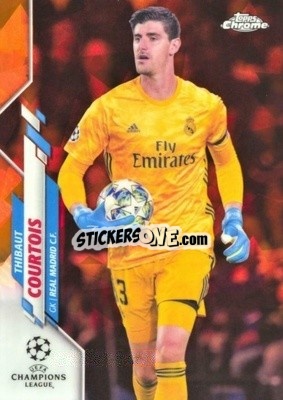 Figurina Thibaut Courtois - UEFA Champions League Chrome 2019-2020. Sapphire Edition
 - Topps