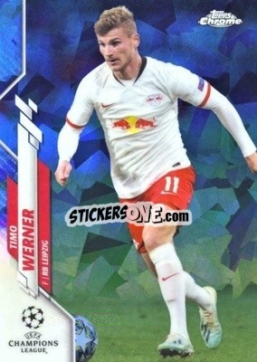 Cromo Timo Werner - UEFA Champions League Chrome 2019-2020. Sapphire Edition
 - Topps