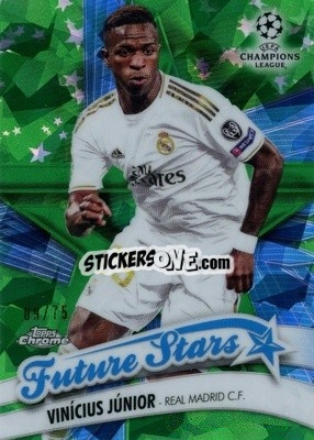 Sticker Vinícius Júnior - UEFA Champions League Chrome 2019-2020. Sapphire Edition
 n. FS-VJ-grs - Topps