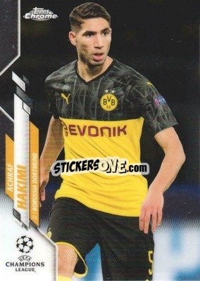 Sticker Achraf Hakimi - UEFA Champions League Chrome 2019-2020
 n. 12 - Topps