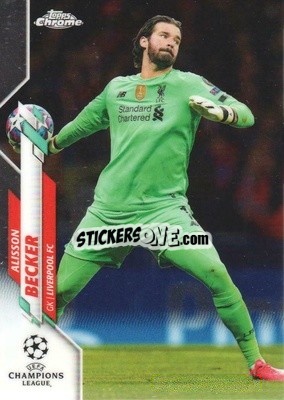 Sticker Alisson Becker - UEFA Champions League Chrome 2019-2020
 n. 14 - Topps