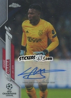 Sticker André Onana - UEFA Champions League Chrome 2019-2020
 n. CA-AO - Topps