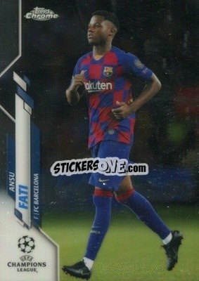 Sticker Ansu Fati - UEFA Champions League Chrome 2019-2020
 n. 45 - Topps