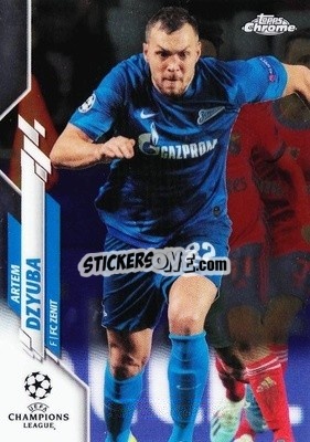 Sticker Artem Dzyuba - UEFA Champions League Chrome 2019-2020
 n. 15 - Topps