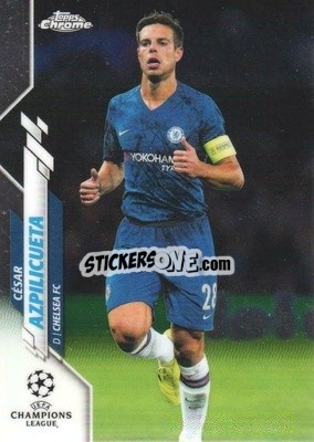 Sticker César Azpilicueta - UEFA Champions League Chrome 2019-2020
 n. 37 - Topps