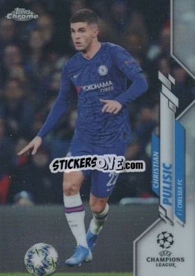 Sticker Christian Pulisic - UEFA Champions League Chrome 2019-2020
 n. 47V - Topps
