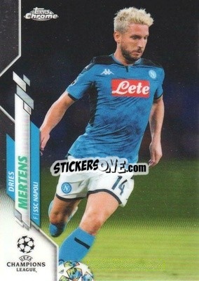 Sticker Dries Mertens - UEFA Champions League Chrome 2019-2020
 n. 24 - Topps