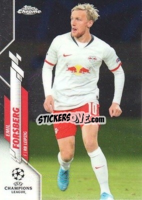 Sticker Emil Forsberg - UEFA Champions League Chrome 2019-2020
 n. 40 - Topps