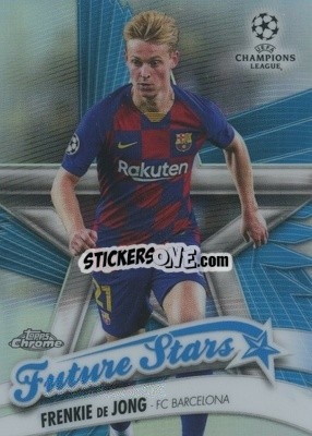 Sticker Frenkie de Jong - UEFA Champions League Chrome 2019-2020
 n. FS-FDJ - Topps