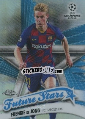 Sticker Frenkie de Jong - UEFA Champions League Chrome 2019-2020
 - Topps