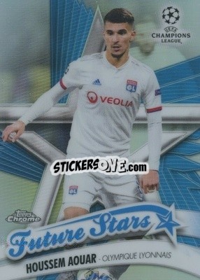 Sticker Houssem Aouar - UEFA Champions League Chrome 2019-2020
 - Topps