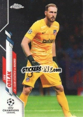 Sticker Jan Oblak - UEFA Champions League Chrome 2019-2020
 n. 81 - Topps