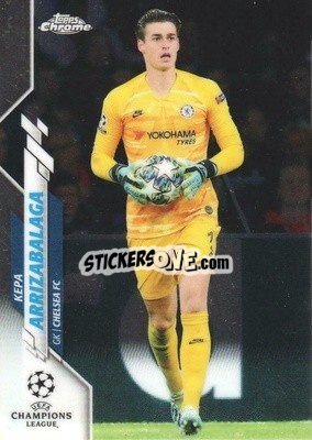 Sticker Kepa Arrizabalaga - UEFA Champions League Chrome 2019-2020
 - Topps