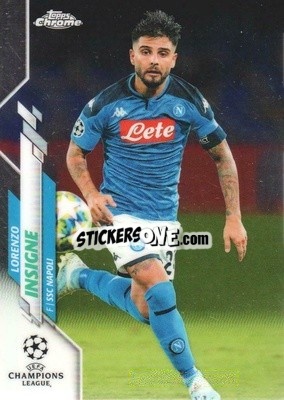 Cromo Lorenzo Insigne - UEFA Champions League Chrome 2019-2020
 - Topps