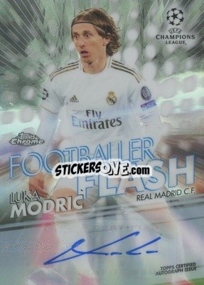 Sticker Luka Modric - UEFA Champions League Chrome 2019-2020
 - Topps