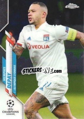 Sticker Memphis Depay - UEFA Champions League Chrome 2019-2020
 n. 94 - Topps