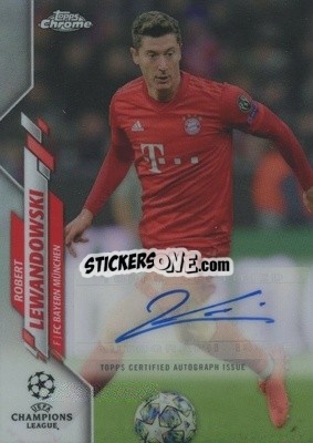 Sticker Robert Lewandowski - UEFA Champions League Chrome 2019-2020
 - Topps