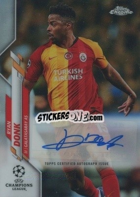 Sticker Ryan Donk - UEFA Champions League Chrome 2019-2020
 n. CA-RD - Topps