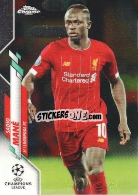 Sticker Sadio Mané - UEFA Champions League Chrome 2019-2020
 n. 90 - Topps