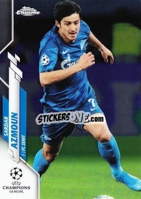 Sticker Sardar Azmoun - UEFA Champions League Chrome 2019-2020
 - Topps