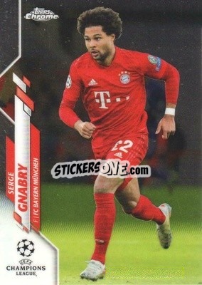 Sticker Serge Gnabry - UEFA Champions League Chrome 2019-2020
 n. 67 - Topps