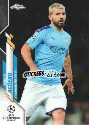 Sticker Sergio Agüero - UEFA Champions League Chrome 2019-2020
 n. 92 - Topps