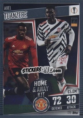 Cromo Axel Tuanzebe - Match Attax 101. Season 2020-2021
 - Topps