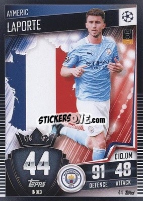 Sticker Aymeric Laporte - Match Attax 101. Season 2020-2021
 n. 44 - Topps