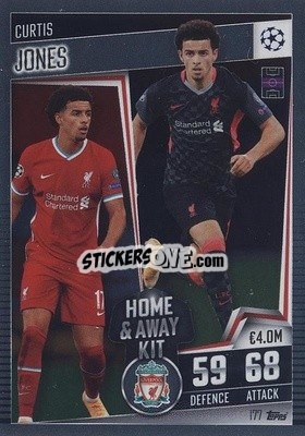 Sticker Curtis Jones - Match Attax 101. Season 2020-2021
 - Topps