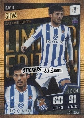 Sticker David Silva - Match Attax 101. Season 2020-2021
 - Topps