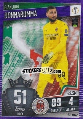 Figurina Gianluigi Donnarumma - Match Attax 101. Season 2020-2021
 - Topps