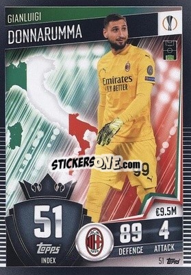 Figurina Gianluigi Donnarumma - Match Attax 101. Season 2020-2021
 - Topps