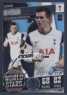 Figurina Giovani Lo Celso - Match Attax 101. Season 2020-2021
 - Topps