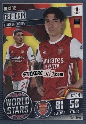 Figurina Hector Bellerin - Match Attax 101. Season 2020-2021
 - Topps