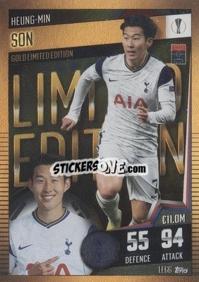 Sticker Heung-Min Son - Match Attax 101. Season 2020-2021
 n. LE6G - Topps
