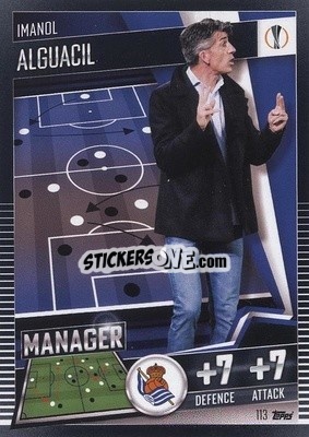 Sticker Imanol Alguacil - Match Attax 101. Season 2020-2021
 - Topps