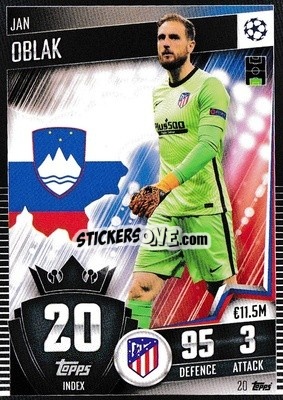 Sticker Jan Oblak