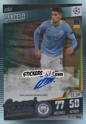 Sticker Joao Cancelo - Match Attax 101. Season 2020-2021
 n. AC-JC - Topps