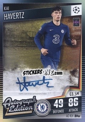 Sticker Kai Havertz - Match Attax 101. Season 2020-2021
 n. AC-KH - Topps
