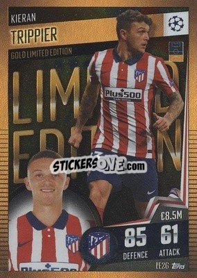 Sticker Kieran Trippier - Match Attax 101. Season 2020-2021
 - Topps