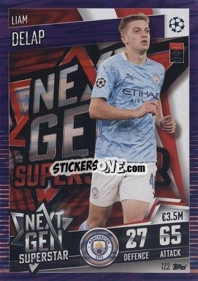 Sticker Liam Delap - Match Attax 101. Season 2020-2021
 - Topps