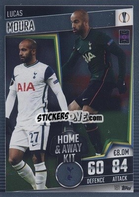 Figurina Lucas Moura - Match Attax 101. Season 2020-2021
 - Topps