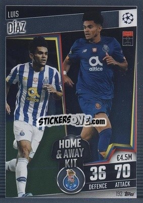 Sticker Luis Diaz - Match Attax 101. Season 2020-2021
 - Topps