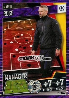 Figurina Marco Rose - Match Attax 101. Season 2020-2021
 - Topps