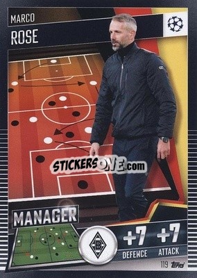 Sticker Marco Rose - Match Attax 101. Season 2020-2021
 - Topps
