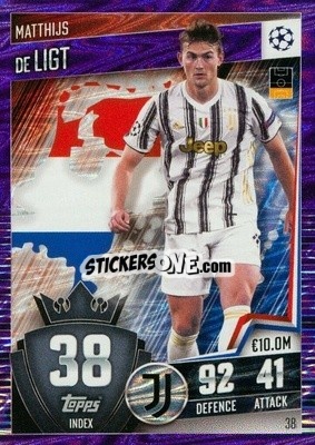 Cromo Matthijs de Ligt - Match Attax 101. Season 2020-2021
 - Topps