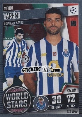 Sticker Mehdi Taremi - Match Attax 101. Season 2020-2021
 n. 133 - Topps