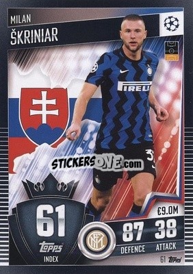 Sticker Milan Skriniar